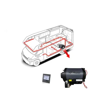 Riscaldatore NF 6kw macchina elettrica integrata per aria e acqua per riscaldatore di parcheggio diesel combinato simile a truma 6e