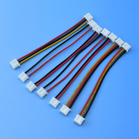 Câble de câblage double tête 10cm, 15cm, 20cm, 30cm 2 3 4 broches rouge/noir JST Two Terminal XH 2.54 MM Connector Female to Female