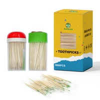 Brochette de dents en bambou naturel avec logo personnalisé Fabricant de bâtons Cure-dents en bambou à bas prix d'usine