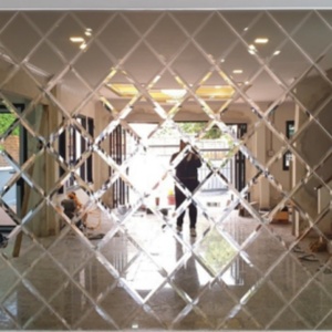 Explosive Nordic Style Frameless Combination Wall <b>Silver</b> <b>Mirror</b> Tiles - Product Image 2