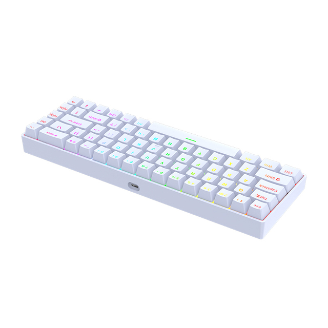 Ousaid New Launch 68 Keys Hot Swap 2.4g Rechargeable Clavier Gaming Mechanical Keyboard RGB LED Backlight Keyboard