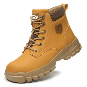 Scarpe Antinfortunistiche 679 in Pelle Scamosciata, Resistenti all'Olio, agli Acidi e agli Alcali, Antiperforazione, per Lavori Edili e Uso Quotidiano - Product Image 3