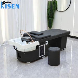 Kisen Cama de Lavado de Cabello para Salón, con Lavacabezas y Spa Capilar, para Tratamiento Japonés, Diseño Superior, Personalizable, En Oferta - Product Image 2