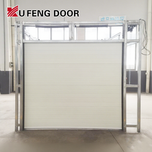 Porta Industriale Moderna in Acciaio per Officina, Durevole, Vendita all'Ingrosso, Superficie Rifinita, Pannello Sandwich Sezionale Industriale - Product Image 1