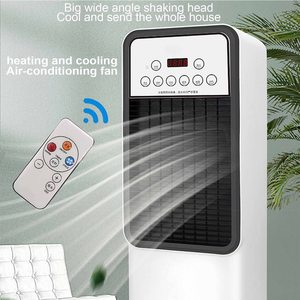 Mini ventilador de aire acondicionado, calefacción y refrigeración de espacio portátil, calentador de soporte de <span class=keywords><strong>baño</strong></span> de 1800W y aire acondicionado para dormitorio - Product Image 4