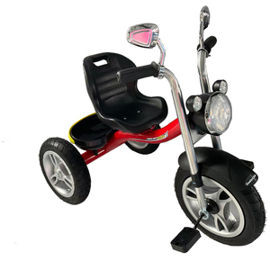 Triciclo per Bambini a Prezzo di Fabbrica, Giocattolo a Pedali con Portabottiglie per 2-7 Anni, in Plastica con Luci e Musica - Product Image 2