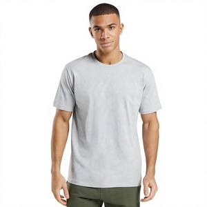 เสื้อยืดออกกำลังกายผู้ชายทรงปกติ ย้อมสีแบบ Garment Dyed ผ้าโมดอล ไซส์ใหญ่ ระบายอากาศได้ดี แขนสั้น แห้งเร็ว 180 กรัม - Product Image 3