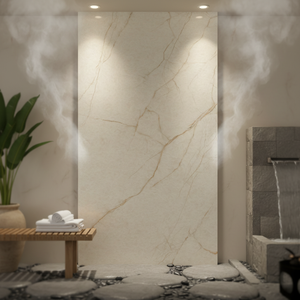 Piano Cucina in Pietra Artificiale Calacatta Gold CY, Design Moderno per Hotel, Modello 3D, Garanzia 5 Anni, Impermeabile - Product Image 5