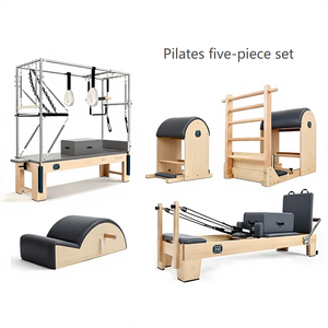 Lit de Pilates pliable en alliage d'aluminium et bois massif, équipement de fitness surélevé pour le <span class=keywords><strong>yoga</strong></span> et le Pilates féminin - Product Image 6