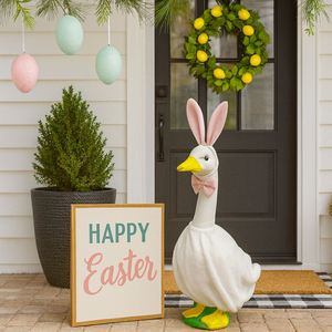 Décoration de Jardin Festive Personnalisée : Costume de Canard Universel pour Porche, Printemps, Été, Automne, Hiver - Product Image 6