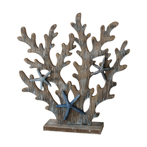 Décoration d'arbre corallien en bois méditerranéen, 2 pièces, ornement de bureau pour salon, nouvelle décoration de maison - Product Image 5