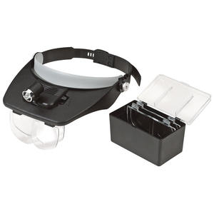 Juego de lentes de aumento Fervi Viewer con diadema y luz para trabajos de precisión - Product Image 1