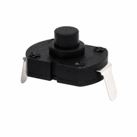 Interrupteur à bouton-poussoir autobloquant SUDA KAN-5M 1A 250VAC DPDT 1NO1NC, fiche 2 broches, montage sur circuit imprimé plat en plastique, IP40, pour appareils électroménagers numériques