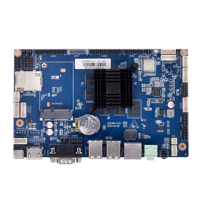 Vending Machine Industrial Control Motherboard Single Board Computer Rk3288 Lvds 4k Arm Linux Android Board