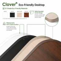 Bureau de travail moderne à hauteur réglable électriquement, ergonomique, avec double moteur, pour position assise ou debout