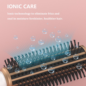 <span class=keywords><strong>Brosse</strong></span> <span class=keywords><strong>chauffante</strong></span> professionnelle 2-en-1 en céramique avec revêtement ionique, outil de coiffage multifonctionnel pour la vente en gros - Product Image 2