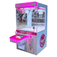 Machine de jeu d'arcade de petits bonbons à pièces pas cher Mini peluche cadeau griffe de grue pour les enfants