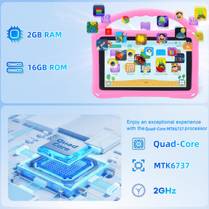Tablette éducative pour enfants 8 pouces en promotion usine, processeur MTK Quad Core, 2+16 Go, Android 10, écran IPS, double caméra, <span class=keywords><strong>YouTube</strong></span> Kids, batterie 5000 mAh - Product Image 4