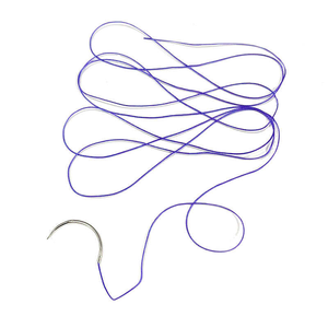 Suture chirurgicale résorbable OEM PGLA 910 Polyglycolic PGA avec <span class=keywords><strong>aiguille</strong></span> pour hôpitaux vétérinaires - Product Image 6