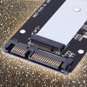 Aluminum <b>M</b>.<b>2</b> 2230 2242 2260 2280 <b>SSD</b> to SATA III Adapter & <b>2</b>.5" Converter Card - Product Image 2