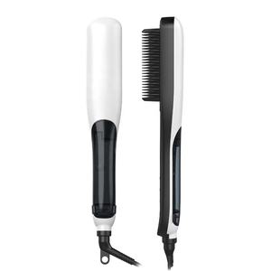 เครื่องหนีบผมดูแลเส้นผมที่บ้าน แปรงไฟฟ้าร้อน ปรับอุณหภูมิได้ สำหรับ<span class=keywords><strong>ผม</strong></span>หยิก พร้อมฟังก์ชั่นอบไอน้ำ บำรุงเส้นผม เพิ่มความเงางาม และเพิ่มวอลลุ่ม - Product Image 3
