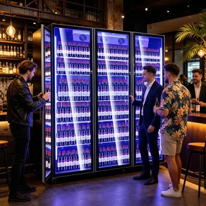 Refrigerador Abierto Tipo Vitrina para Bares y Supermercados, Fácil Acceso para Clientes, Aumenta las Compras Impulsivas - Product Image 1