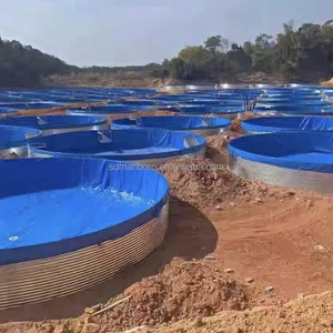 Estanque Redondo <span class=keywords><strong>de</strong></span> Acero Galvanizado por Inmersión en Caliente, Varias Medidas Disponibles para Cultivo <span class=keywords><strong>de</strong></span> Peces y Camarones, con Certificación CE - Product Image 2