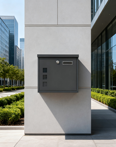 กล่องไปรษณีย์กล่องจดหมายป้องกันการโจรกรรมกลางแจ้งแบบทันสมัยสำหรับการใช้งานที่ปลอดภัย - Product Image 1