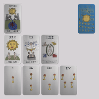 Jeu de tarot Soul Cards de 78 cartes avec guide pour les débutants et les lecteurs experts Impression offset Prédiction du futur