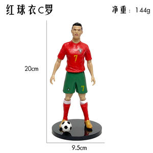 Statues réalistes de stars du football, 13 pièces, figurines d'action en PVC, design classique pour collection, souvenir, cadeau pour les fans de football - Product Image 5