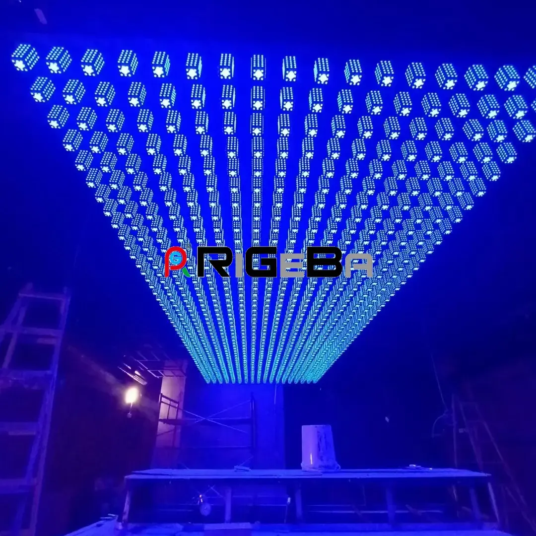 Новейший светодиодный 3D пиксельный луч потолочный настенный экран фоновый свет диско