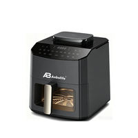 Freidora de Aire Anbolife 7L 1800W con Panel Táctil Digital, Tanque de Agua de 800ml, Cesta Apta para Lavavajillas, Freidora de Aire OEM ODM