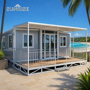 บ้านสำเร็จรูป SUNRISE Container Home แบบ 3 ห้องนอน สำหรับสำนักงานเคลื่อนที่หรืออพาร์ทเมนต์ พร้อมห้องน้ำ เหมาะสำหรับโรงงานหรือโรงแรม - Product Image 1