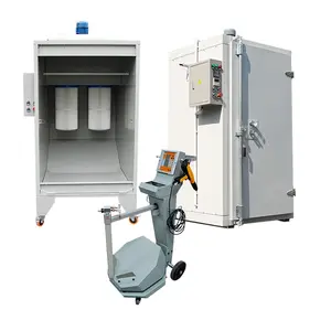 Small business powder coating equipment complete setup