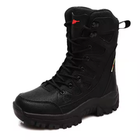 Bottes d'hiver imperméables pour femmes, chaudes, respirantes, pour le travail en extérieur, bottes tactiques en caoutchouc et maille, unisexes, vente en gros