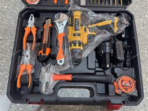 Hot Selling 54 Pcs <b>Hand</b> <b>Tools</b> <b>Set</b> Complete <b>Tool</b> Kit Box <b>Set</b> Cordless Electric Drill <b>Sets</b> Power Drill - Product Image 3