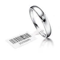 Étiquette RFID UHF longue portée personnalisée pour bijoux, 860-960 MHz, ISO/IEC 18000-6C, étanche, sécurisée, anti-effraction