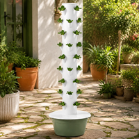 Tour de jardinage verticale d'intérieur à 9 niveaux, système de culture hydroponique automatique pour la culture de légumes