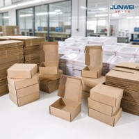 Emballage en carton ondulé biodégradable pour sushis et plats chauds à emporter avec poignée, jetable pour la restauration événementielle