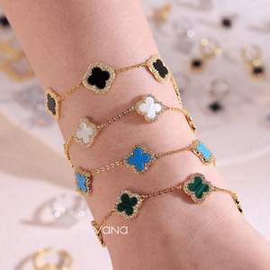 2025 nouveau gros femmes bijoux 925 argent Sterling trèfle à quatre feuilles rose nacre pendentif S925 collier bijoux - Product Image 4