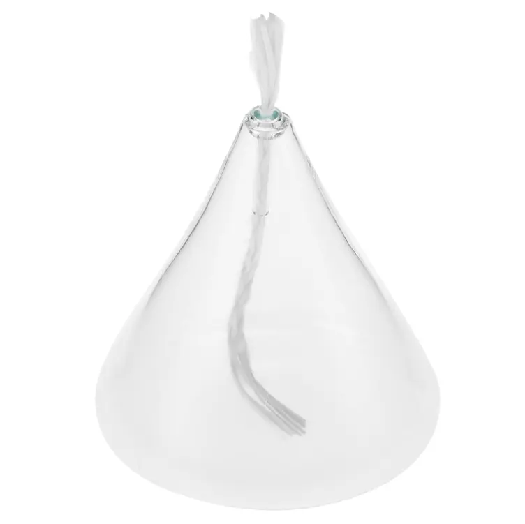 OEM el üflemeli Modern Mini temizle doldurulabilir dumansız cam düğün parti tatil dekorasyon için yağlı mum lambalar