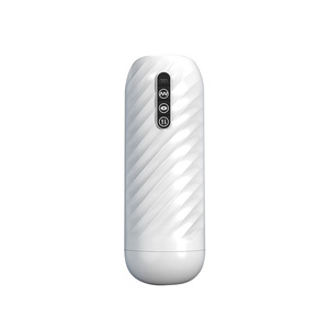 New Male Sex Toy Telescopic Vibrating Male Intelligent Sucking <b>Masturbation</b> Cup Machine Automatic <b>Masturbation</b> Cup - Product Image 1