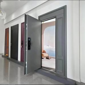 Professional Manufacturer the <strong>Best</strong> China-<strong>design</strong> <strong>Metallic</strong> <strong>Doors</strong> Metal Exterior <strong>Doors</strong> Colors for Metal <strong>Doors</strong> - Product Image 2