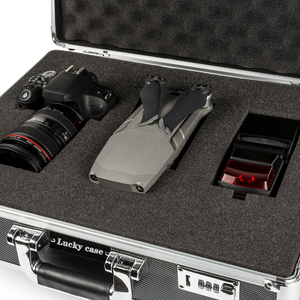 Chất lượng cao tùy chỉnh nhôm trường hợp khó khăn với pre-cut Foam chèn chống sốc nhôm Trường hợp với DIY bọt cho máy ảnh/drone/màn hình - Product Image 6