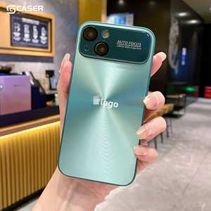 Dernière coque de téléphone portable Aurora rigide pour iPhone 16, film de protection d'appareil photo à grande fenêtre laser en vrac, étui de téléphone simple à motif <span class=keywords><strong>CD</strong></span> en PC - Product Image 6