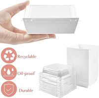 Boîtes alimentaires jetables en forme d'avion de 2,9 x 5,3 pouces pour gâteaux et sucre, option logo personnalisé, boîtes d'expédition en papier kraft de qualité alimentaire