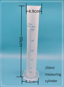 كوب طبي لتخزين السوائل ، أسطوانة قياس بلاستيكية لتجارب الأكواب والأكواب الكيميائية - Product Image 2