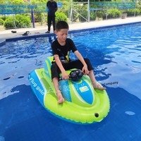 Bateau à moteur électrique gonflable en stock d'usine, pour adultes et enfants, propulsion automatique, PVC écologique, capacité maximale 100 kg, 1 passager