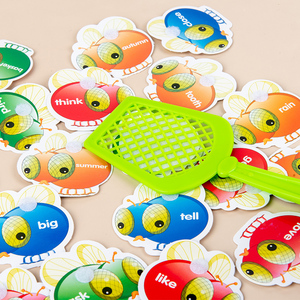 Apprendimento delle parole giocattoli Montessori bambini Swatting mosche giochi giocattoli educativi per bambini attenzione formazione supporti didattici giocattoli per bambini - Product Image 6