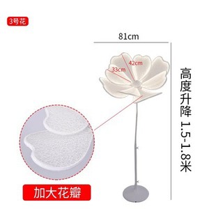 Lampada fiore di seta matrimonio decorazione fase passerella guida luce basamento pilastro strada piombo luce - Product Image 6